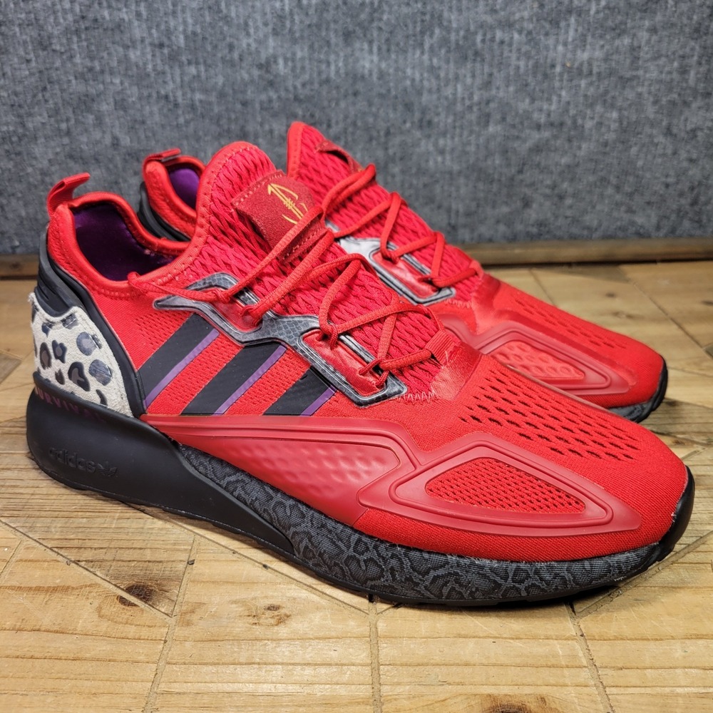 Adidas ZX 2K Boost Jalen Ramsey Shoes‎ Mens Size 11.5 Red Black Survival Is Rare